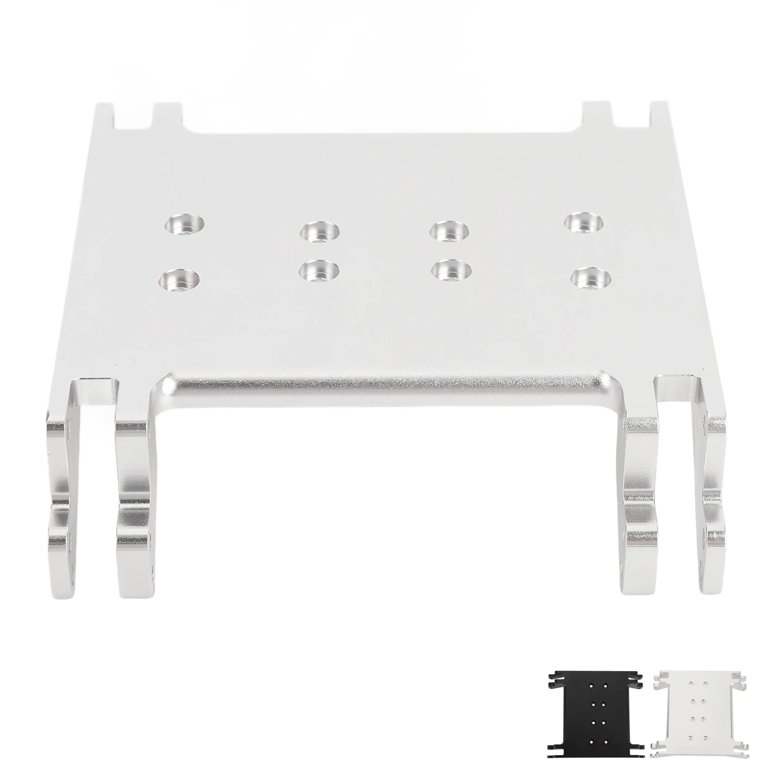 

1/10 RC Car Chassis Skid Plate Erosion Resistant RC Car Chassis Skid Plate Lightweight Aluminum Alloy Easy To Install for RR10