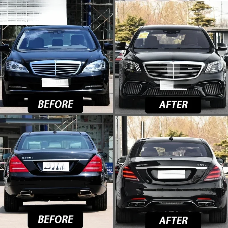Latest New Design  S-Class W221 2007 2008 2009 2010 2011 2012 2013 Update To Racing W222 S65  Style