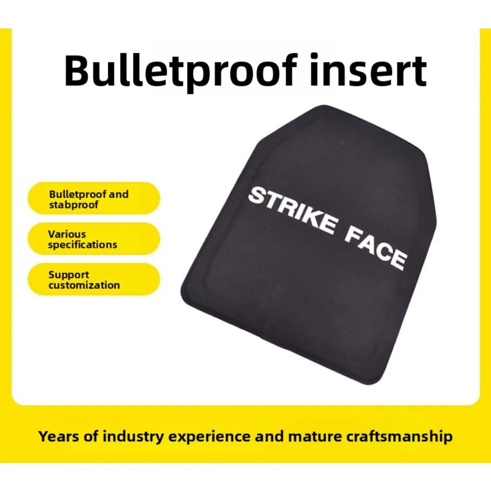 Plaques pare-balles en gros du fabricant, plaques pare-balles en carbure de silicium, plaques de protection de poitrine, acier de niveau 4, fabriqué