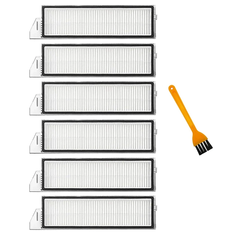 Filtro HEPA da 6 pezzi per aspirapolvere Roborock S8 Maxv Ultra, Kit di accessori per filtri lavabili