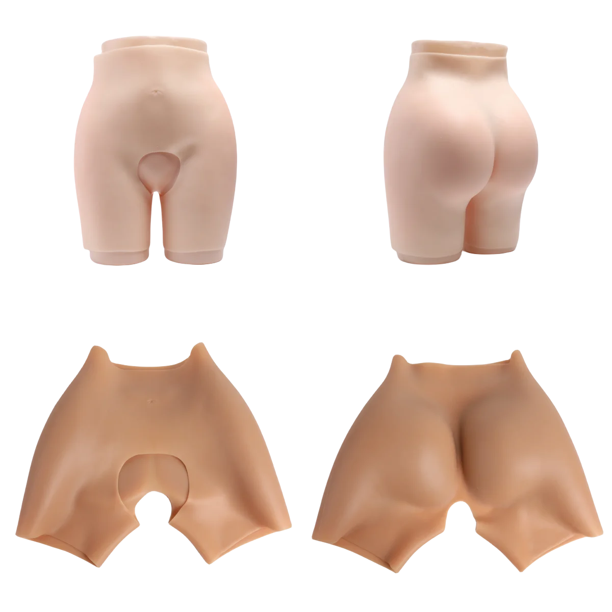 Silicone Fake Ass Rich Buttocks Pants Hips Boxer Silicone Vagina forFake Ass Buttocks Enhancer Shaper Hip Up 1.2 to 6cm