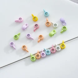 20pcs 4*7mm Paint Effect Alloyed Teacup Shape Bead Connectors Pendant for DIY HandMade Jewelry Making Findings Components