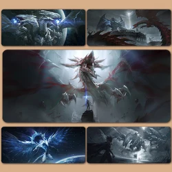 Yu Gi Oh Yugioh Blue Eyes White Dragon XXL Mouse Pad Large Computer Laptop Non-slip Keyboard Desk Mats Mousepad