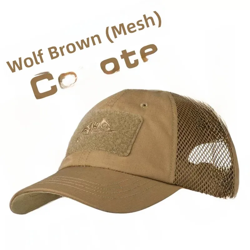 

Helikon Tactical Baseball Cap Breathable Me f-Net Sle Sunade Heat Dissipation Full-Net Outdoor Cam Travel Gear