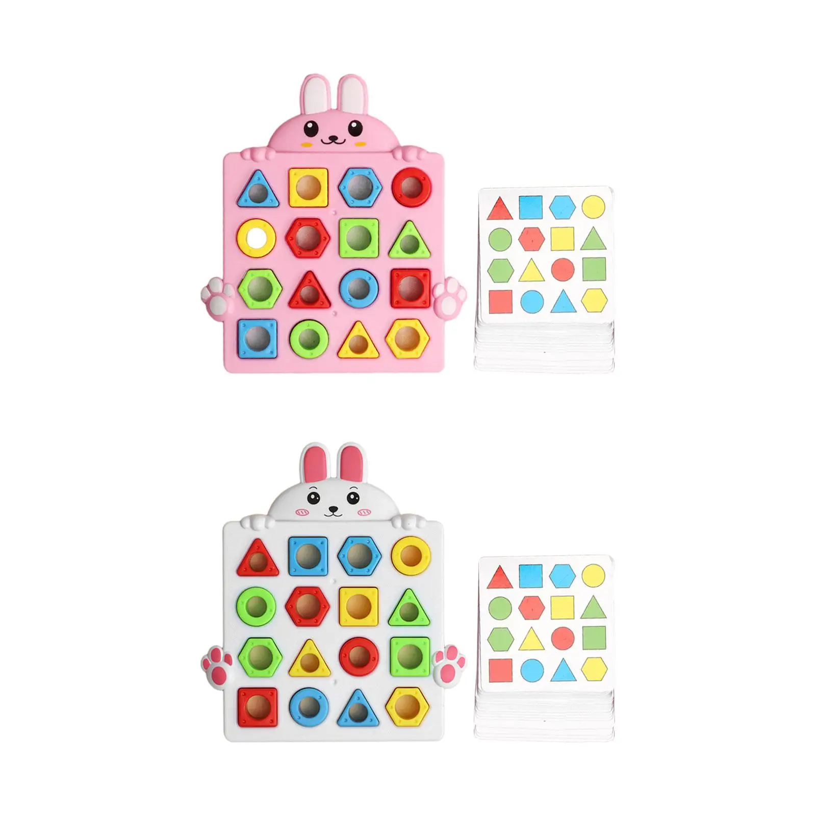 Shape Color Recognition Sensory Toy Geometric Puzzle Sorter Game for Gift