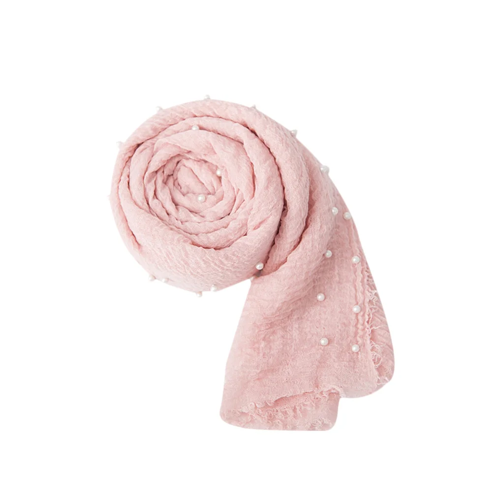 Pink Cotton Hemp Pearl Baby Blanket Soft Durable Easy Wash Practical All Seasons Gift Sleeping Air-Conditioned