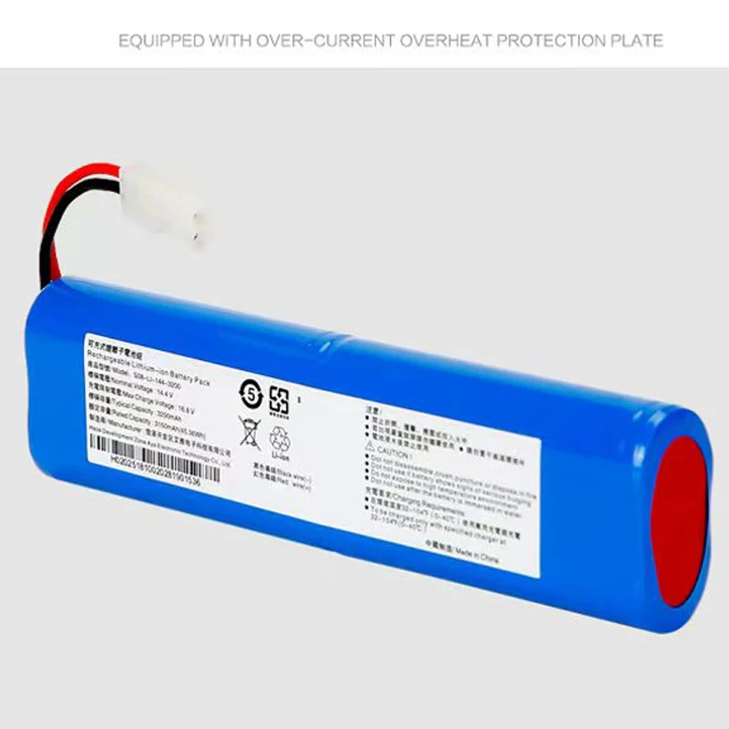 Imagem -04 - Bateria Recarregável D004-icr26he4s1p para 360 s6 Varrendo Robô 14.8v Inteligente Máquina de Varredura 3200mah