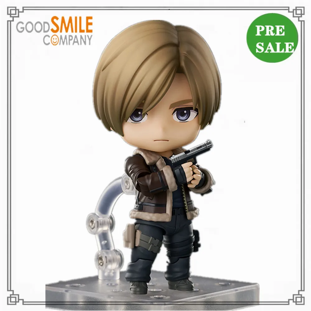 

Фигурка героя Аниме Nendoroid Leon, фигурка героя из аниме «Скотт», Кеннеди, 2337 ГСК, фигурка из ПВХ, модель Леон, S · кукла Кеннеди, коллектор 10 см