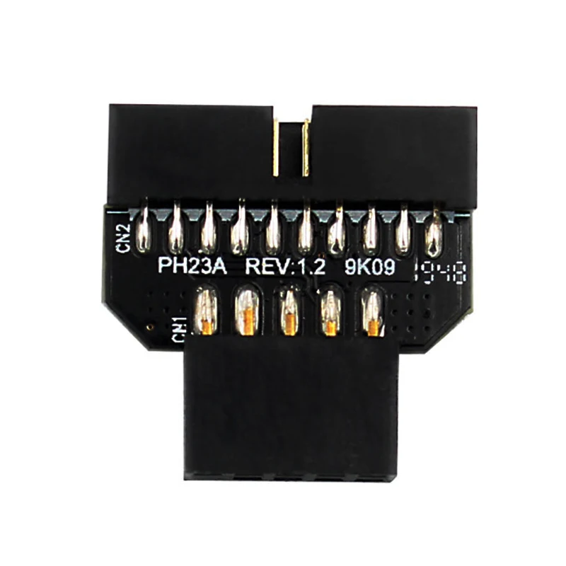 1PCS Front Panel Plug Connector USB3.0 19-pin To USB 9Pin Adapter For Motherboard