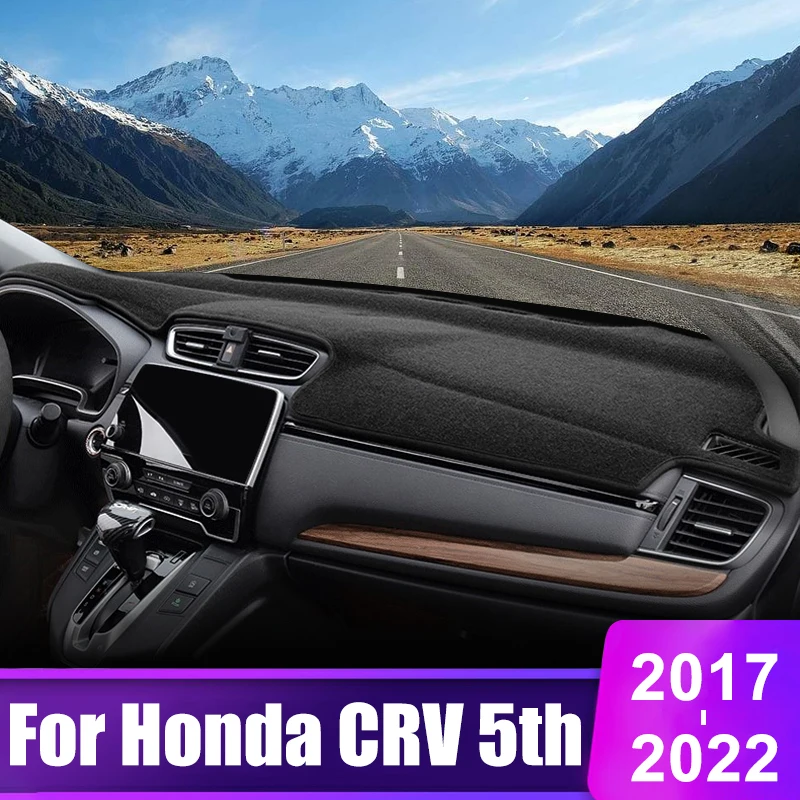 

For Honda CR-V CRV 2017 2018 2019 2020 2021 2022 Car Dashboard Cover Instrument Desk Sun Shade Mat Non-slip Pad Accessories