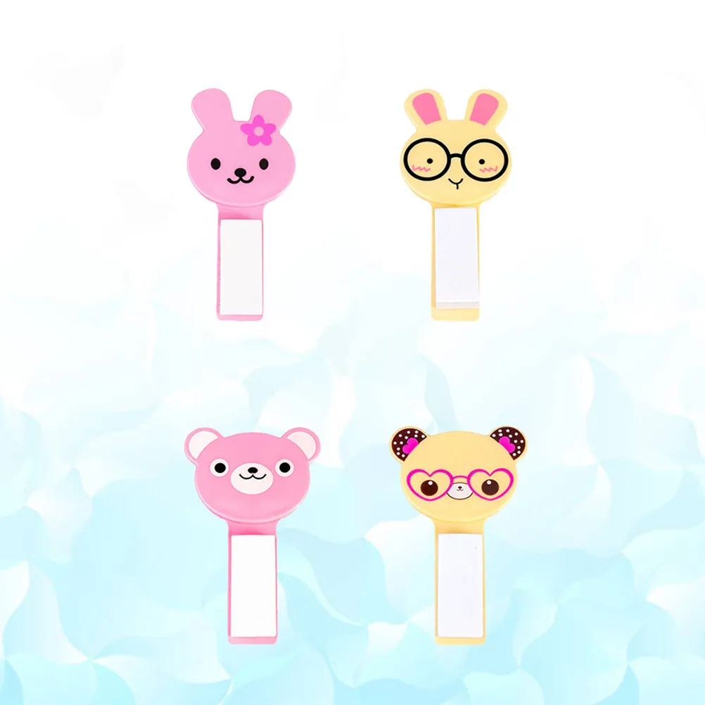 

4Pcs Animal Toilet Lifter Cute Colorful Plastic Toilet Seat Handle Lift No Touch Hygienic Bathroom Accessory