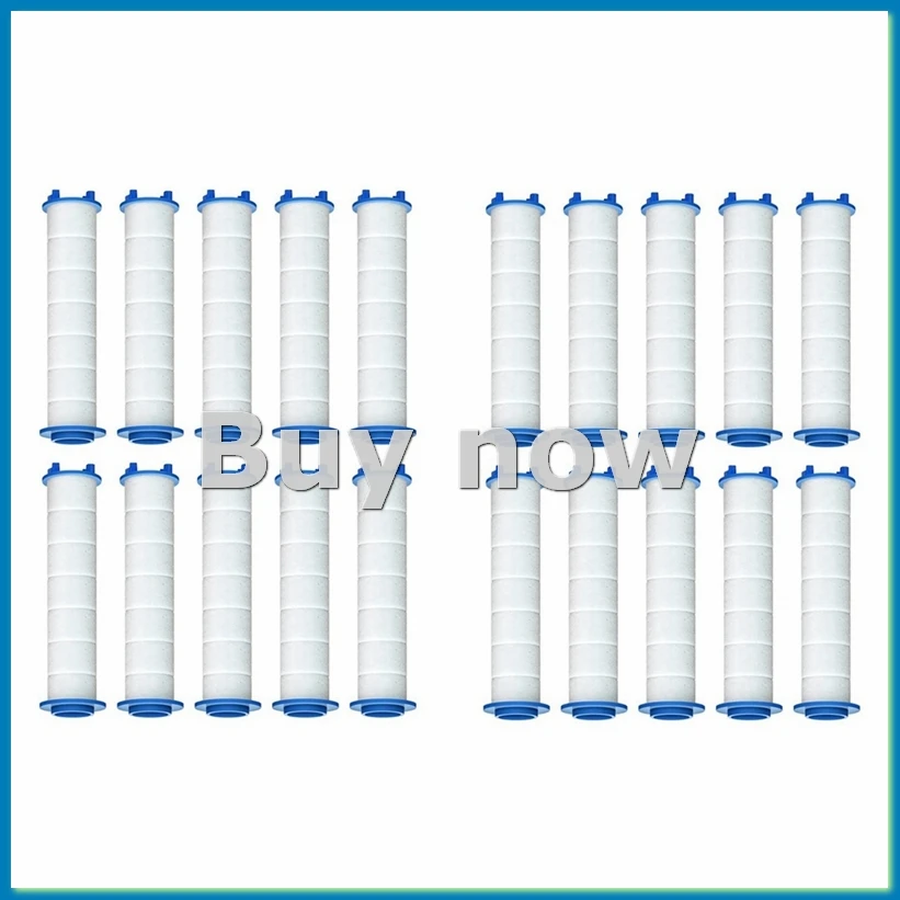 

Сменный фильтр для душа (20 шт.) для жесткой воды - Высокоэффективный фильтр для душа, удаляющий хлор и фторид - A33R