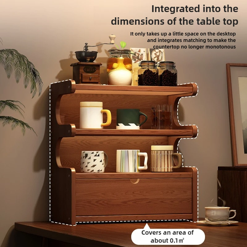 support-de-bureau-en-bois-massif-rangement-de-bar-de-tasses-a-cafe-porte-gobelet-de-cuisine-domestique-rangement-de-tri-avec-presentoir-a-tiroir