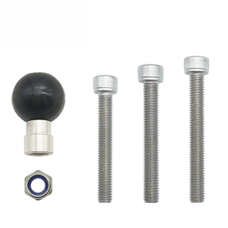 Motorcycle M8 Screw Ball Head Mount Adapter for Phone Holder Action Camera Recorder Fixed Bracket Accessories