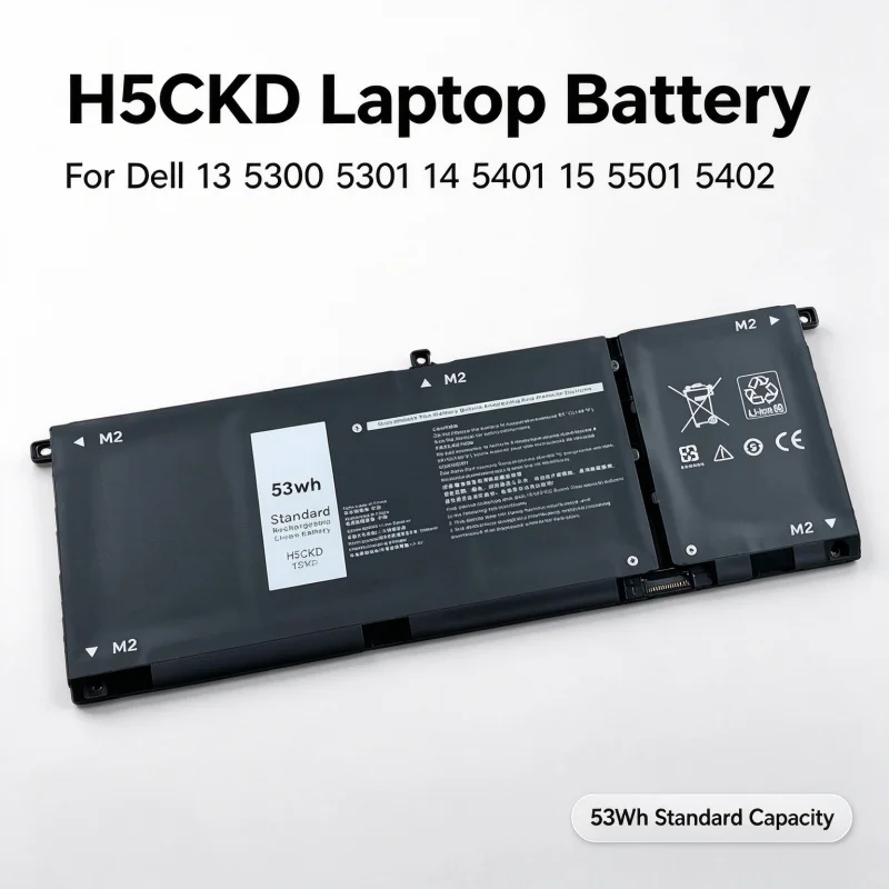 H5CKD for Dell Vostro 13 5300 5301 14 5401 15 5501 5402 5502 Latitude 3410 3510 Laptop Battery