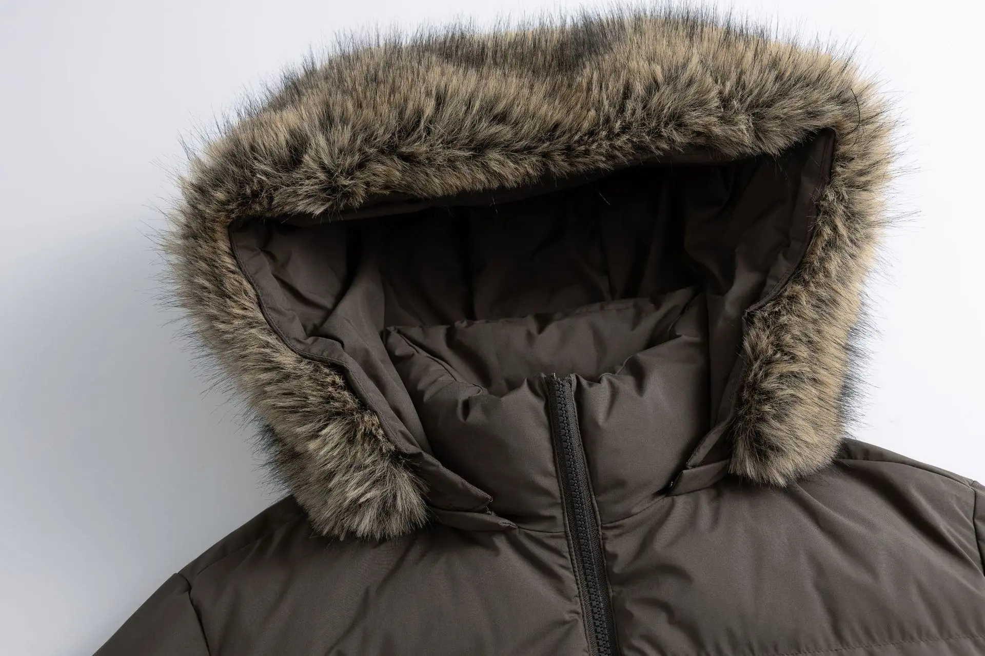 Winter Hooded Natural Large Fur Collar Down Jacket Women White Duck Down Warm Parker Outwears Female Thicken Short Down Jacket