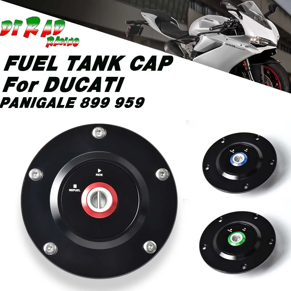 

Мотоциклетная задняя крышка с ключами CNC для DUCATI PANIGALE 899 2013-2015 959 2016-2019, аксессуары для Airbox, масляная, газовая крышка