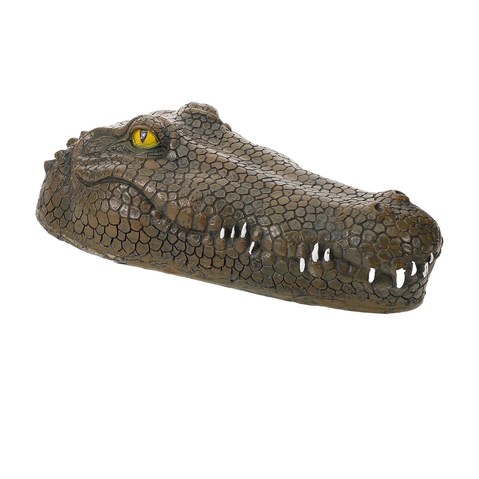 

Hippo Head Statue Resin Garden Sculpture Outdoor Balcony Yard Decor Aquarium Crocodile Desktop Animal Ornament Courtyard Supply