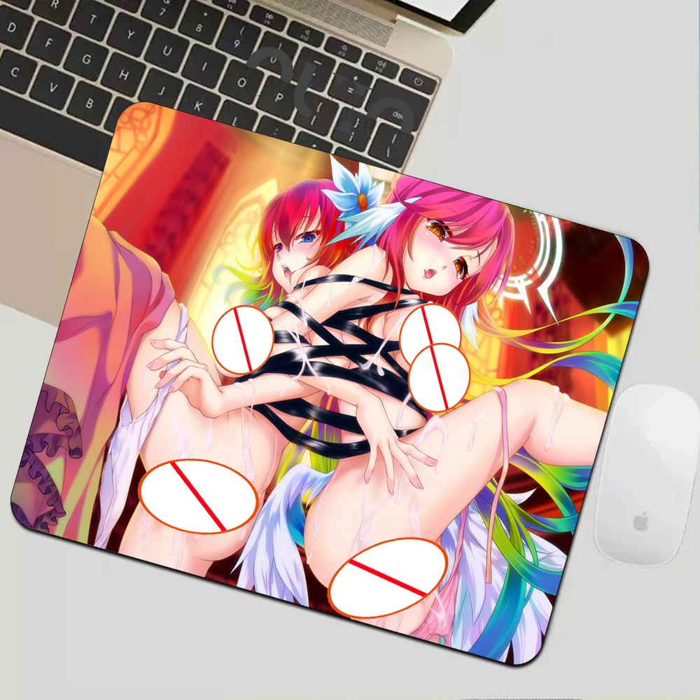 Uncensored Sexy Naked Mouse Pad No Game No Life Anime Varmilo Mouse Mat Accessories Kawaii Mousepad Gaming Pc Gamer Keyboard Pad