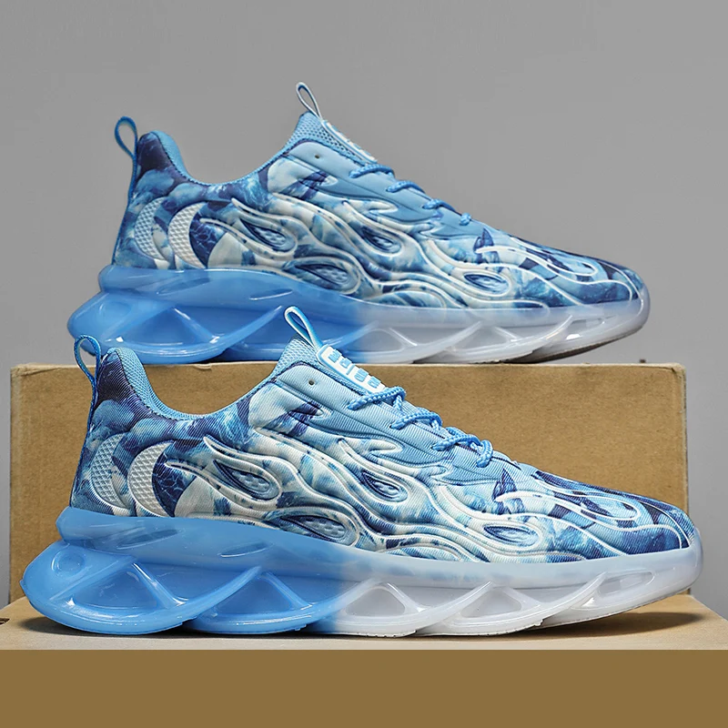 

Breathable Sneakers for Men - Plaid, Multifunctional and Casual, Fashionable Design Suitable for All Year Round Wear; Lace-Up Design, Durable Soles, Cushioning Insoles and Lining, Suitable for Daily Use, Outdoor Activities and Hiking