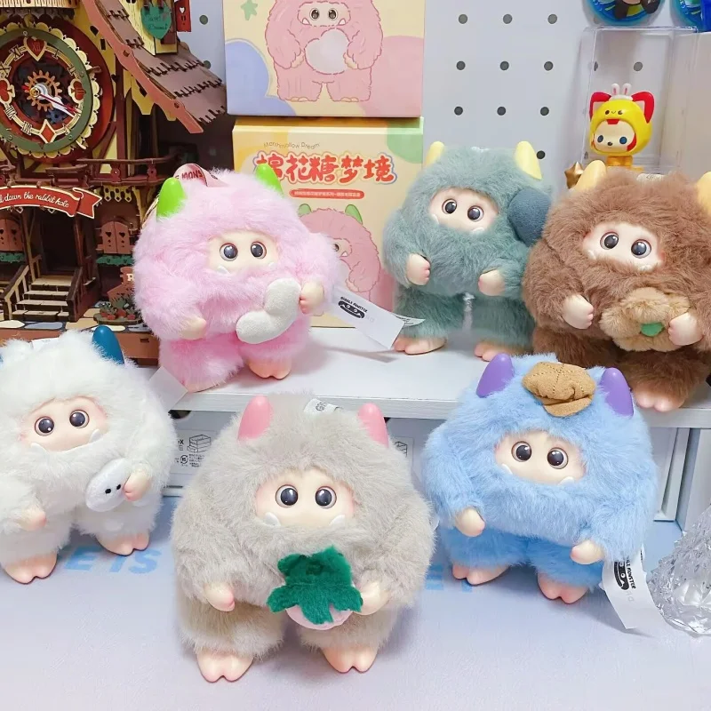 

Новый популярный бархатный монстр, хлопковые конфеты, серия Dream, слепая коробка, милый настольный орнамент для комнаты, декоративный рюкзак, подвеска, подарок на день рождения