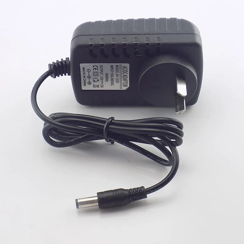 Cargador de fuente de alimentación para sistemas de cámaras CCTV, enchufe australiano, 12V, 2A, 2000Ma, 100-240V, CA a CC