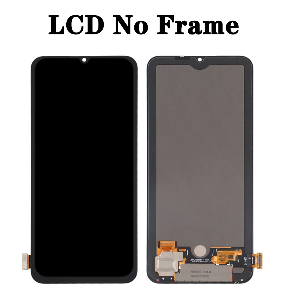 Imagem -05 - Lcd Display Touch Screen Substituição Peças de Reparo para Xiaomi mi 10 Lite 5g M2002j9g Original