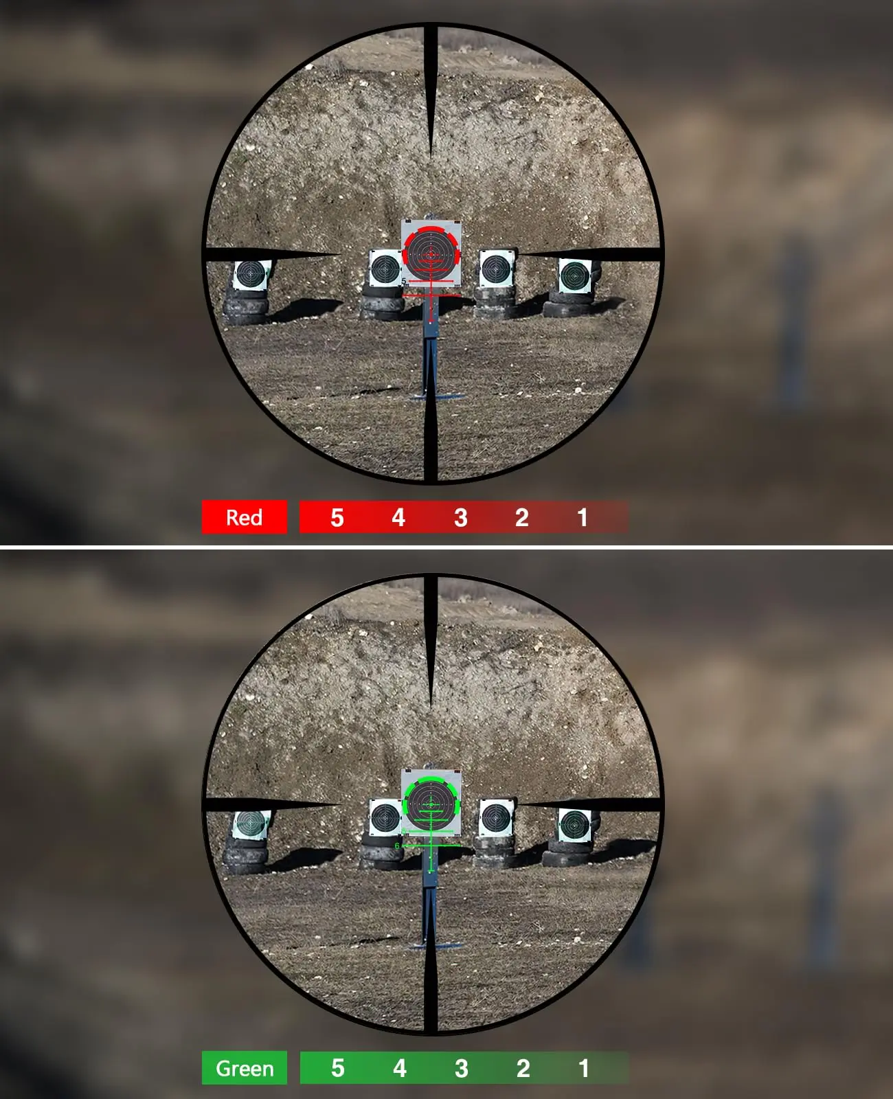 CVLife Eaglefeather 1-6x24 LPVO Escopo Optics Riflescope Reticle Sfp Reticular Reticular com Montagem de cantilever de 30 mm e redefinição zero