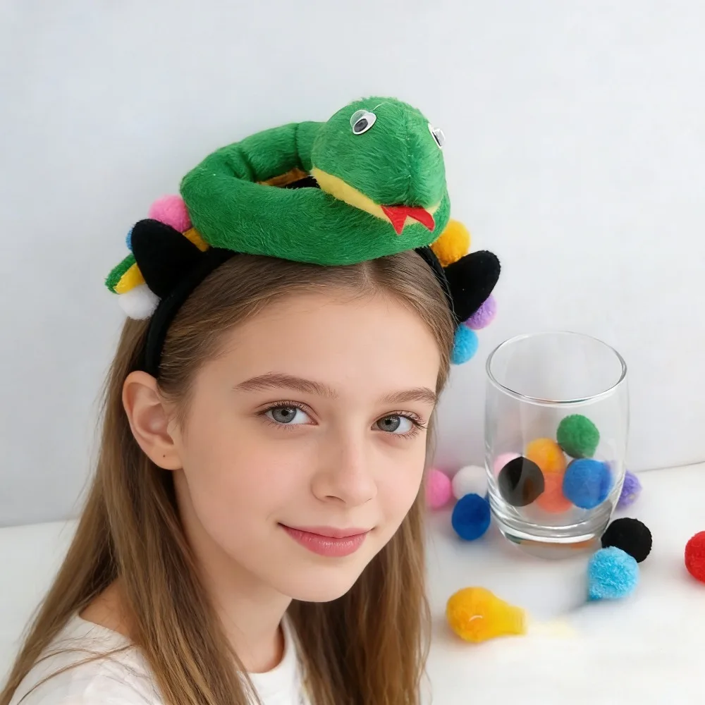

Zoo Animal Snake Headbands for Adults Children Halloween Ears Costume Accessory