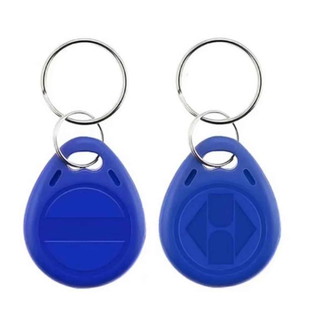100pcs 125KHz 1D 5200 Keyfobs Rewritable Duplicate Tag 5200 Proximity Copy Access Card ID Token Ring RFID Cloner Keychain