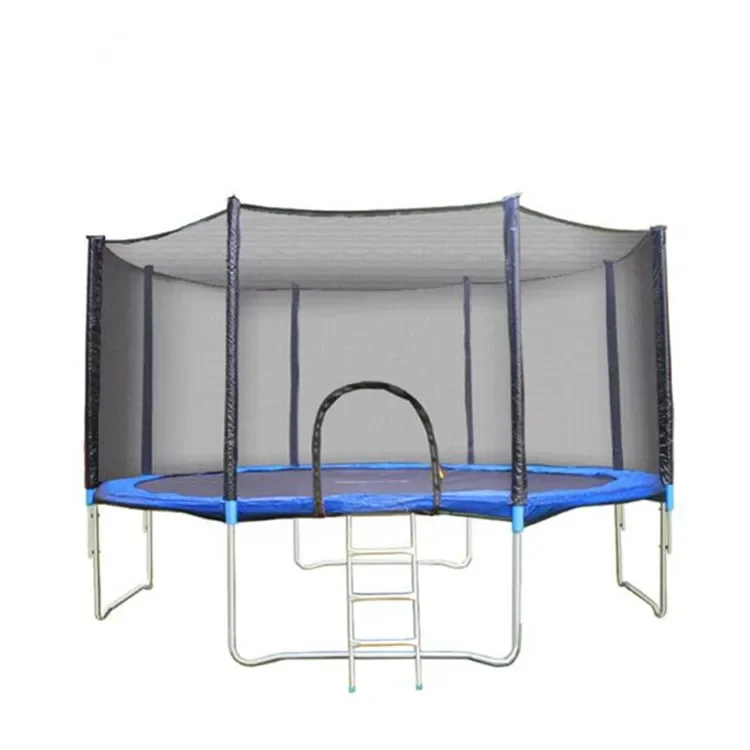 Outdoor Trampoline with Ladder 8FT 12FT 15FT Manufacturer child/kids trampolines for adults with enclosure round 10ft trampoline