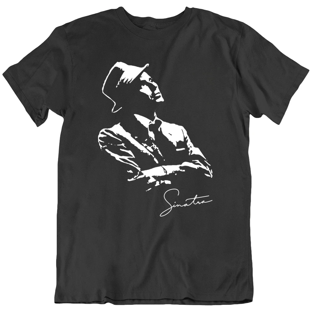 Frank Sinatra, music icon, classic song T-shirt. Loose-fitting, casual, unisex streetwear shirt vintage t shirt