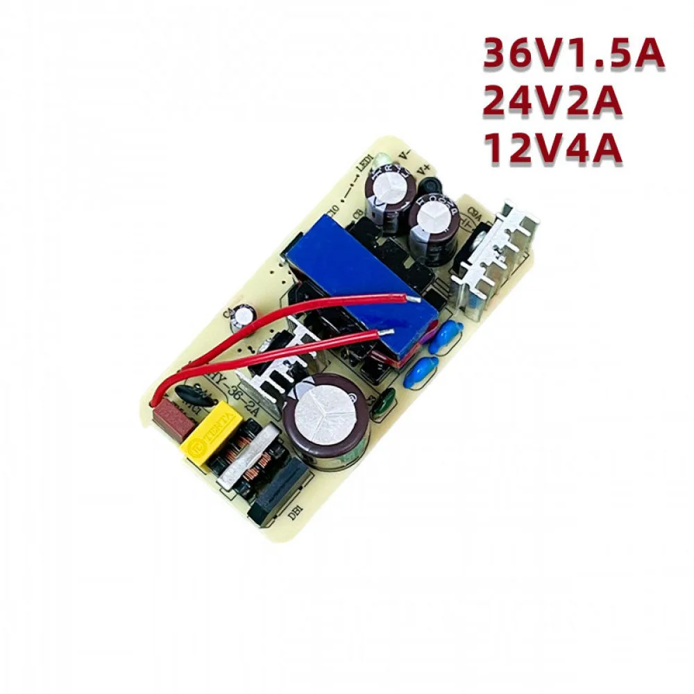 DC12V/24V/36V 4A/2A/1.5A Switching Power Supply Module AC-DC Convertor AC100-240V To DC12V/24V/36V Step-Down Power Supply Board