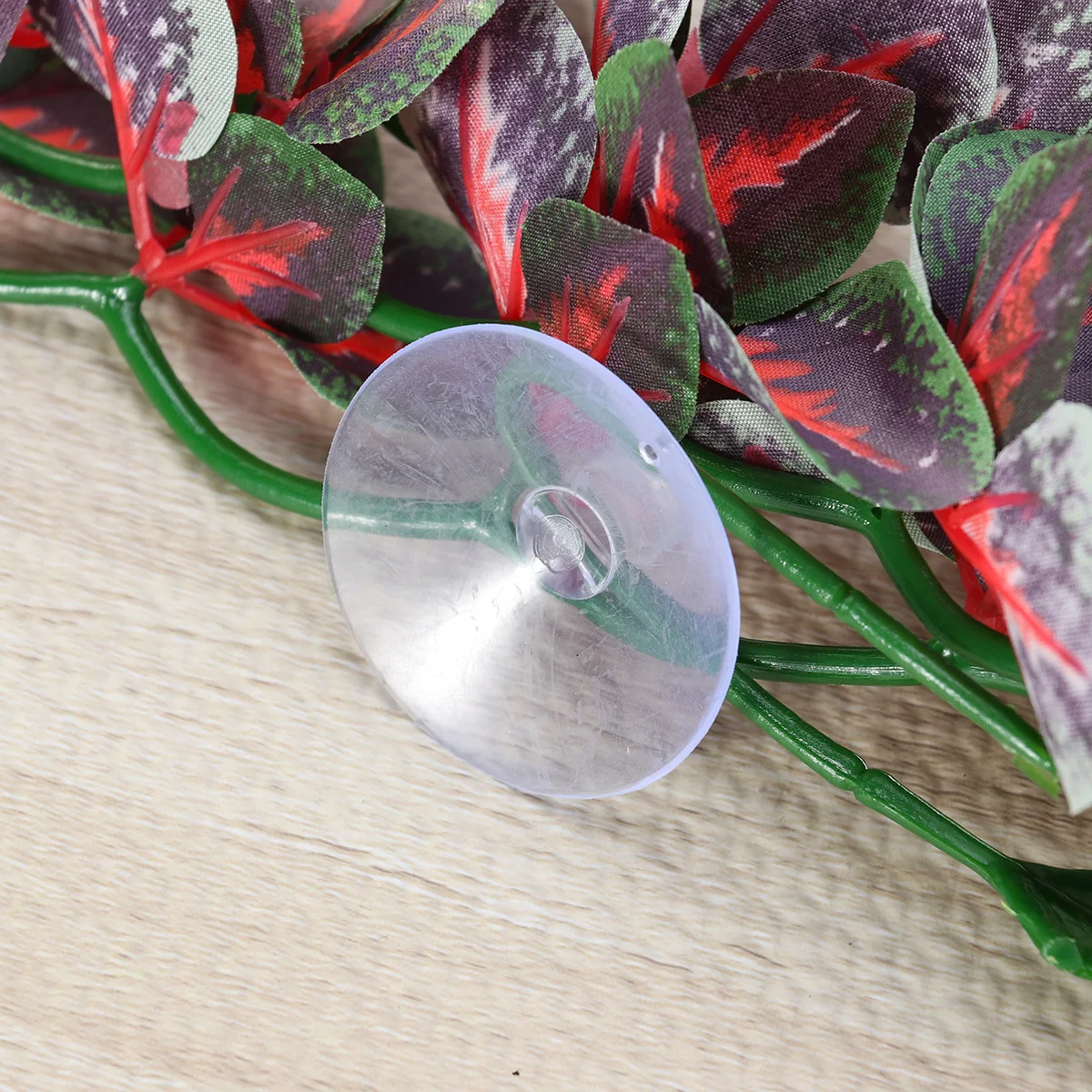 

Artificial Plastic Water Grass Plant Aquarium Decoration 40x10x1cm Realistic Fish Tank Underwater Ornament Red Landscape