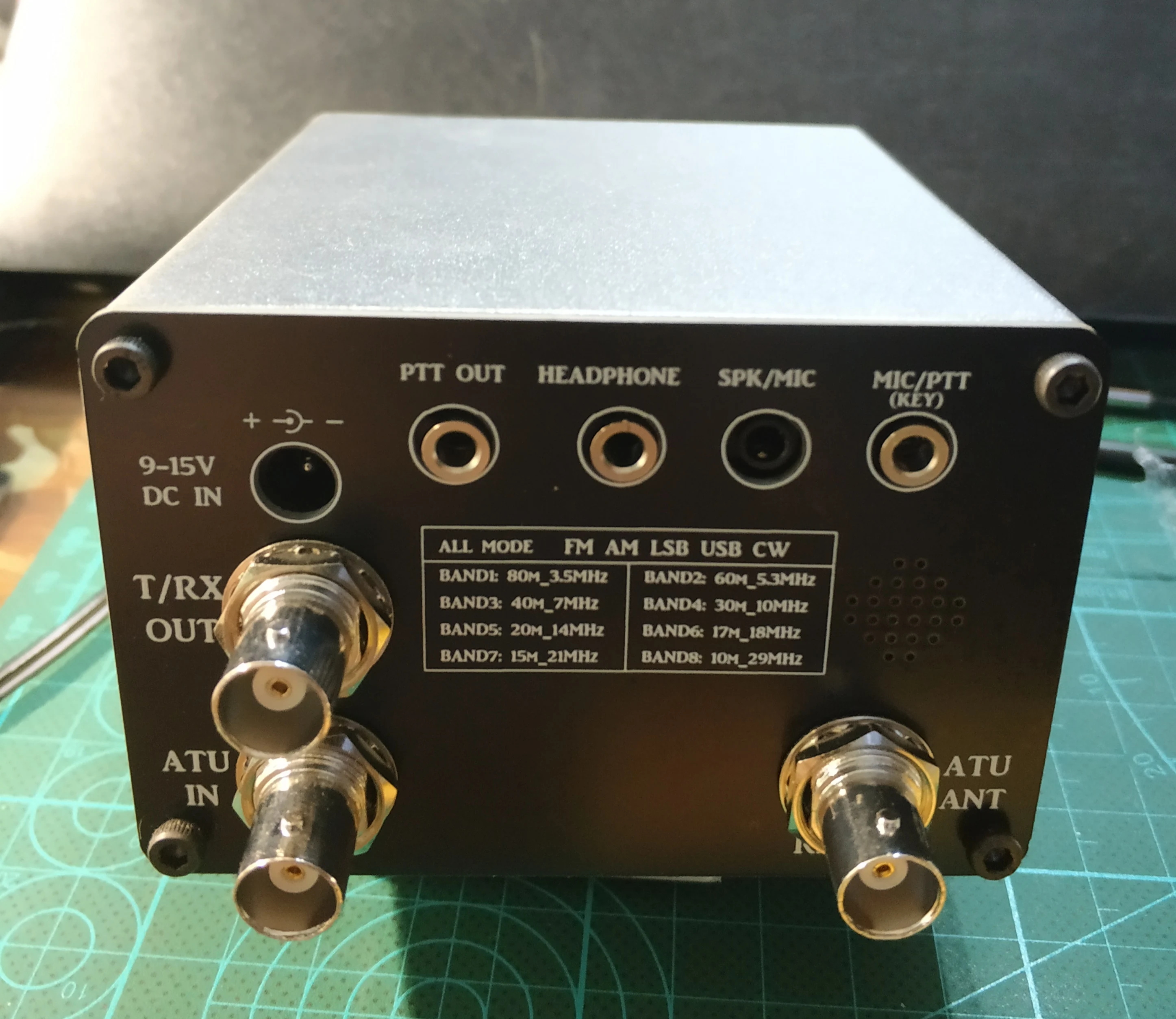 USDX SDR Transceiver All Mode 8 Band HF Ham Radio QRP CW Transceiver Built-in ATU-100 Antenna Tuner Dual OLED