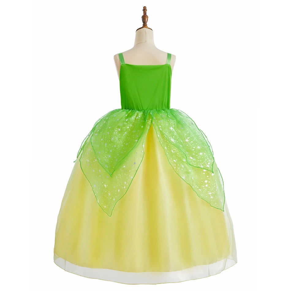 Mädchen Prinzessinnenkleid Kinder Fantasie-Cosplay-Kostüm Kinder Party Ballkleid Halloween Karneval Verkleidungskleidung Buchwoche – Detail 22