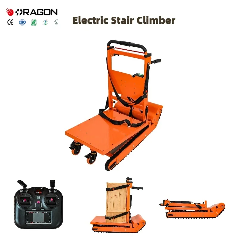 Self-balancing System Stair Climbing Hand Truck with Wireless Remote Control Professional Electric Moving Dolly for Home