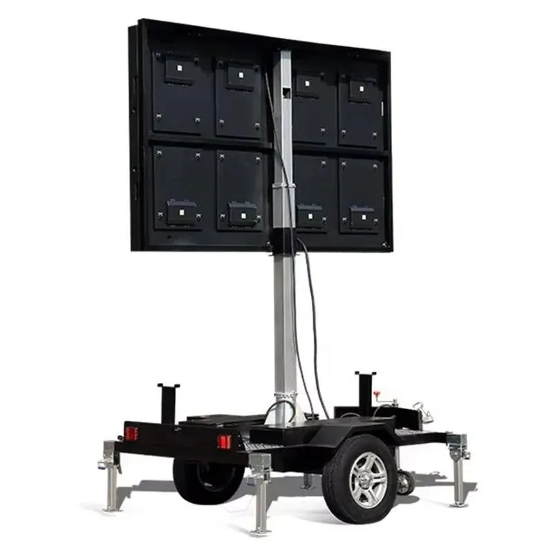 4 sqm Outdoor Movable LED Display Advertising Billboard Digital Signage Giant Logo Screen