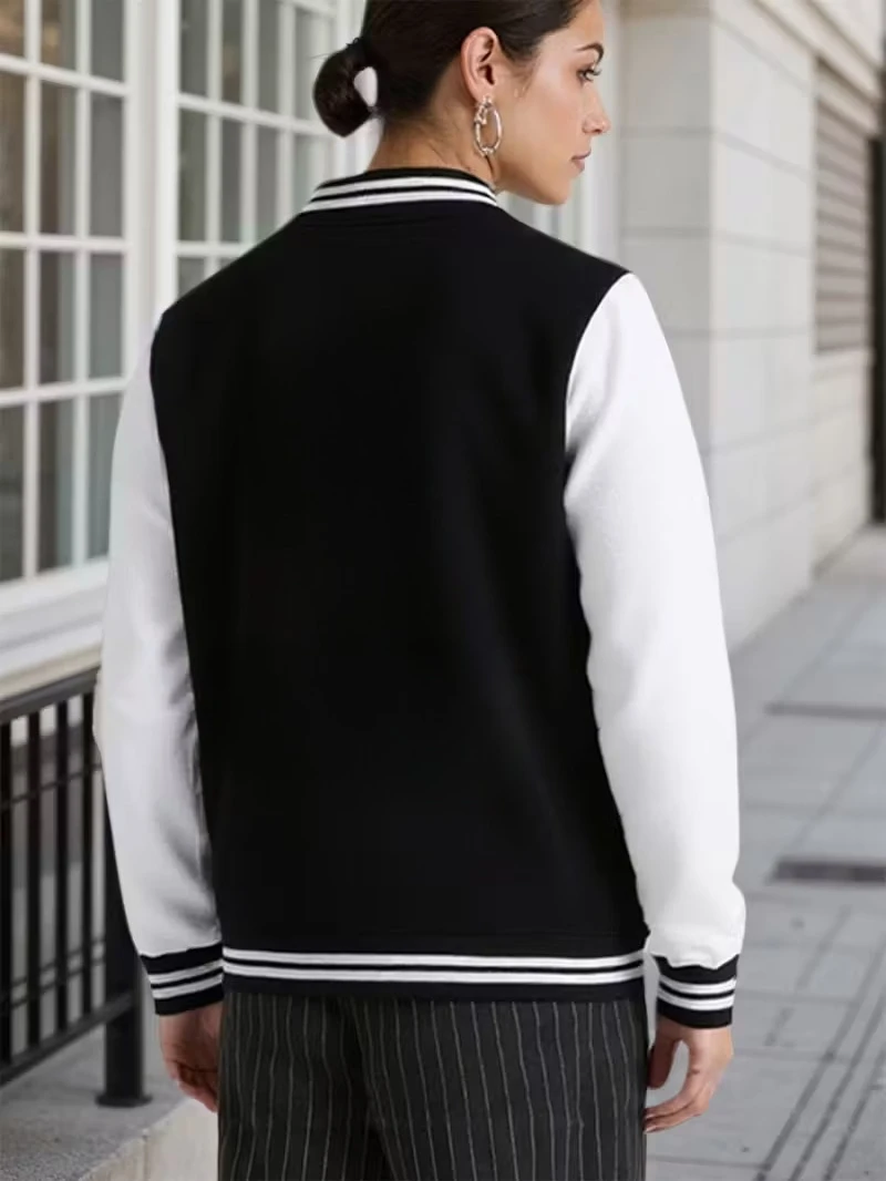 

Unisex Women's Men Baseball Jacket Autumn Winter Coats Fleece O-Neck Streetwear Hoodies Pullover Sweatshirt Tracksuit Clothing