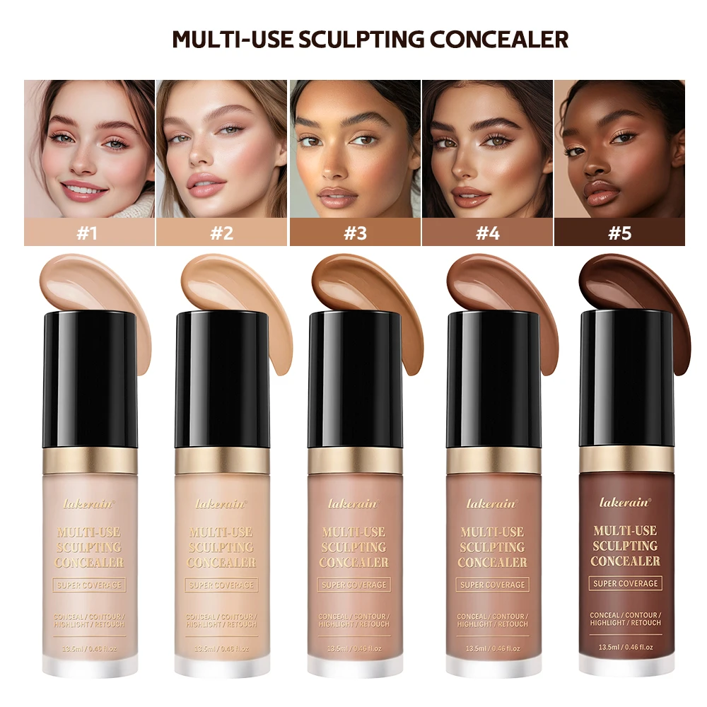 Super Coverage Concealer Multi-Use Cream Oil Free Highlight Covers ...
