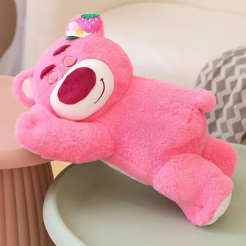 70cm  big size Disney Anime Character Kawaii Sleeping Lotso Plush Toy Doll Cartoon Anime Pillow Doll Children Girl Birthday Gift