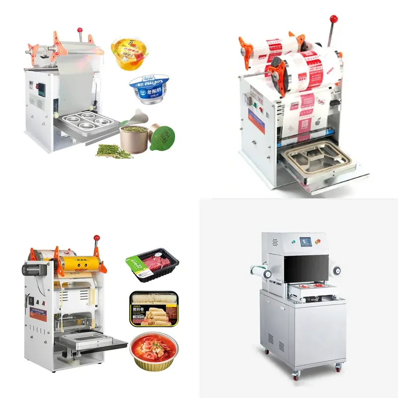 Automatic Sealing Machine for Paper Plastic Juice Boba Bubble Milk Tea Cup Easy to Operate