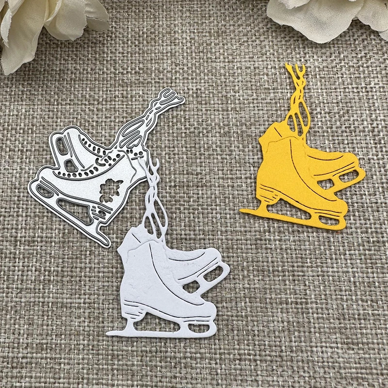 Ice skating shoes Metal Cutting Dies Stencils For DIY Scrapbooking Decorative Handcraft Die Cutting Template Mold