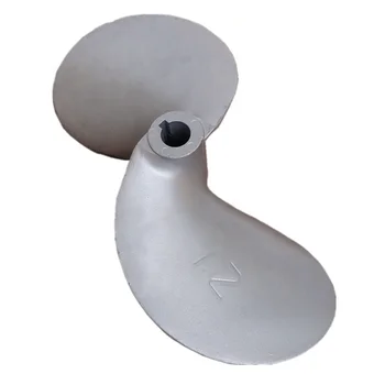 ボートエンジンと泥モーター用のアルミニウムプロペラ、2枚のブレード付き、12インチ