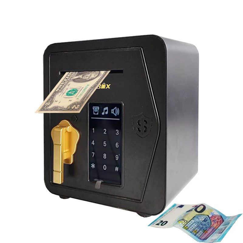 

Детская музыкальная копилка-банкомат с сенсорным экраном для монет, развивающая игрушка для раннего обучения