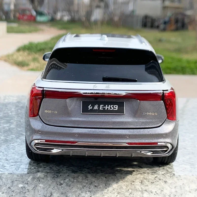 1: 18 FAW CA SUV Liga Simulação Carro HONGQI E-HS9 Modelo Decoração de Mesa Decoração de Carro Adulto Presente Coleção Exibição