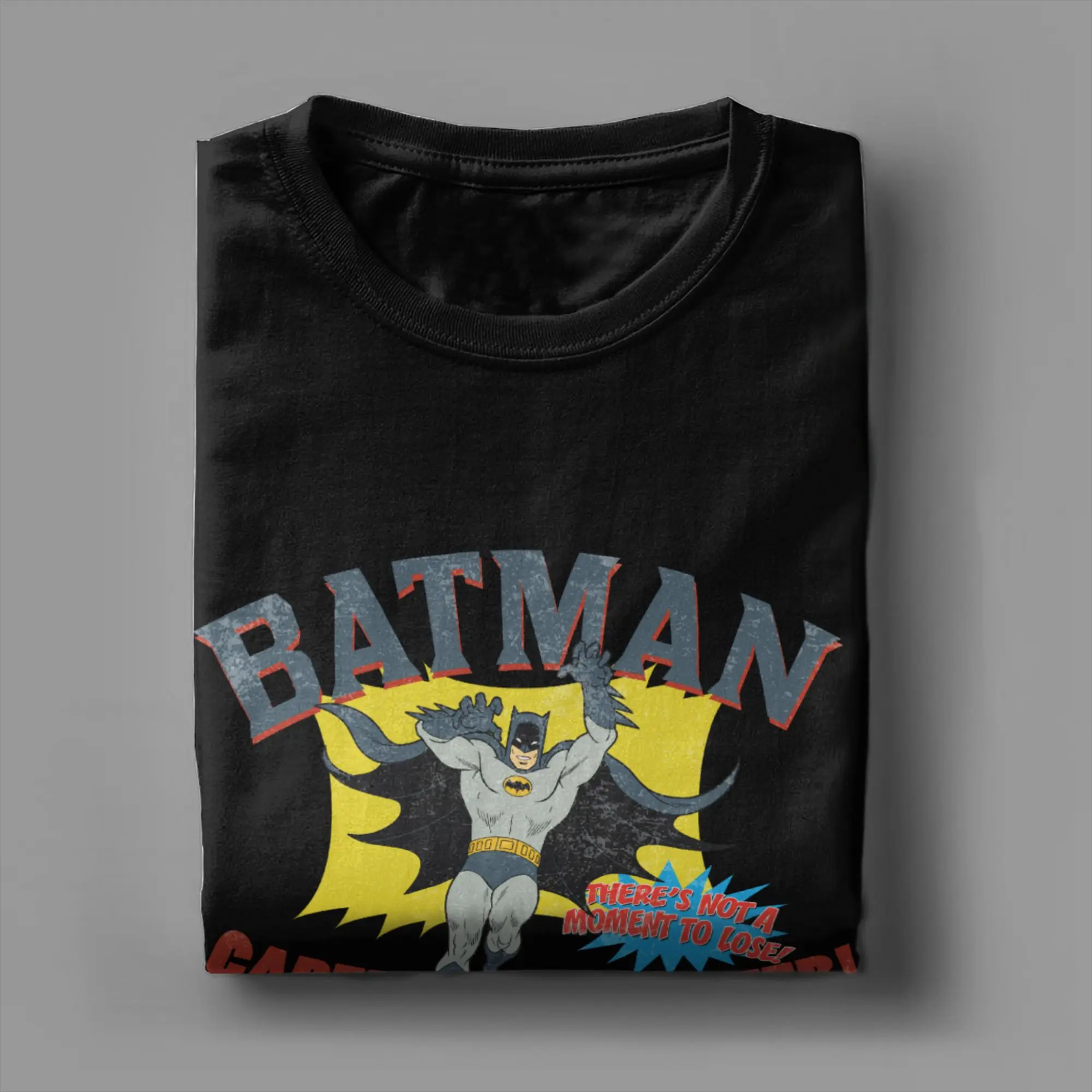 Harajuku Batmans Caped Crime Fighter T-Shirt Unisex 100%Cotton Short Sleeve  Crewneck Summer Tops - view 4