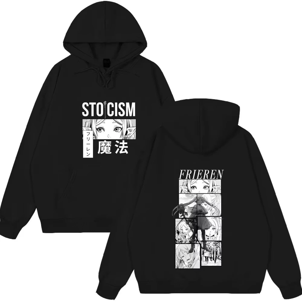 2026 Frieren Beyond Journey's End Manga Panel Hoodie Crewneck Sweatshirt Men Women Print Unisex Anime Street Casual Tops