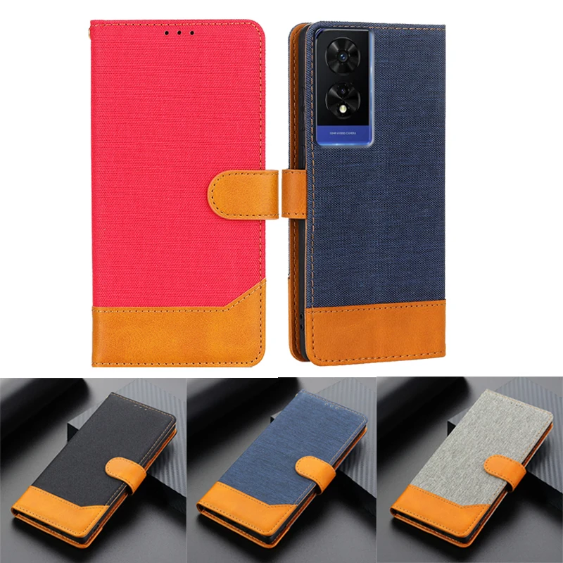 чехол на TCL 505 T509K T5094 Phone Cover Protection Leather Capas Wallet Cases For Estuches De Celular TCL 505 Funda Coque 6.75