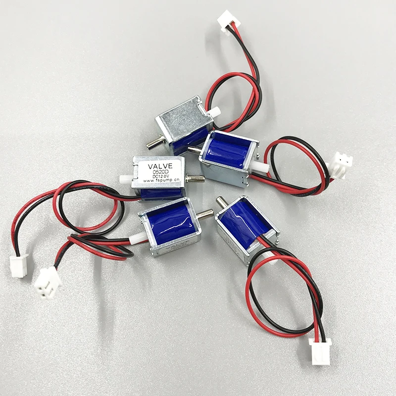 DC 3V/ 4,5V/ 6V/ 12V/ 24V Kleines elektrisches Mini-Magnetventil N/C Normalerweise geschlossenes 2-Wege-Gas-Luftventil